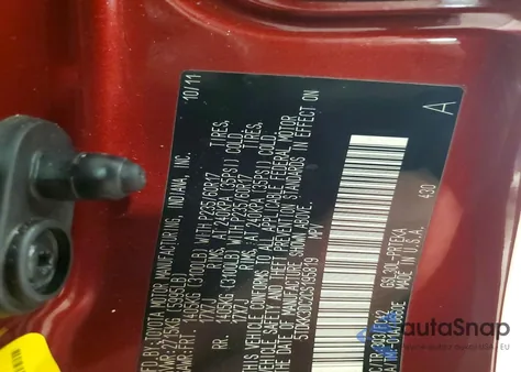 2012 Toyota Sienna Le z USA, uszkodzony, nr VIN 5TDKK3DC2CS195819